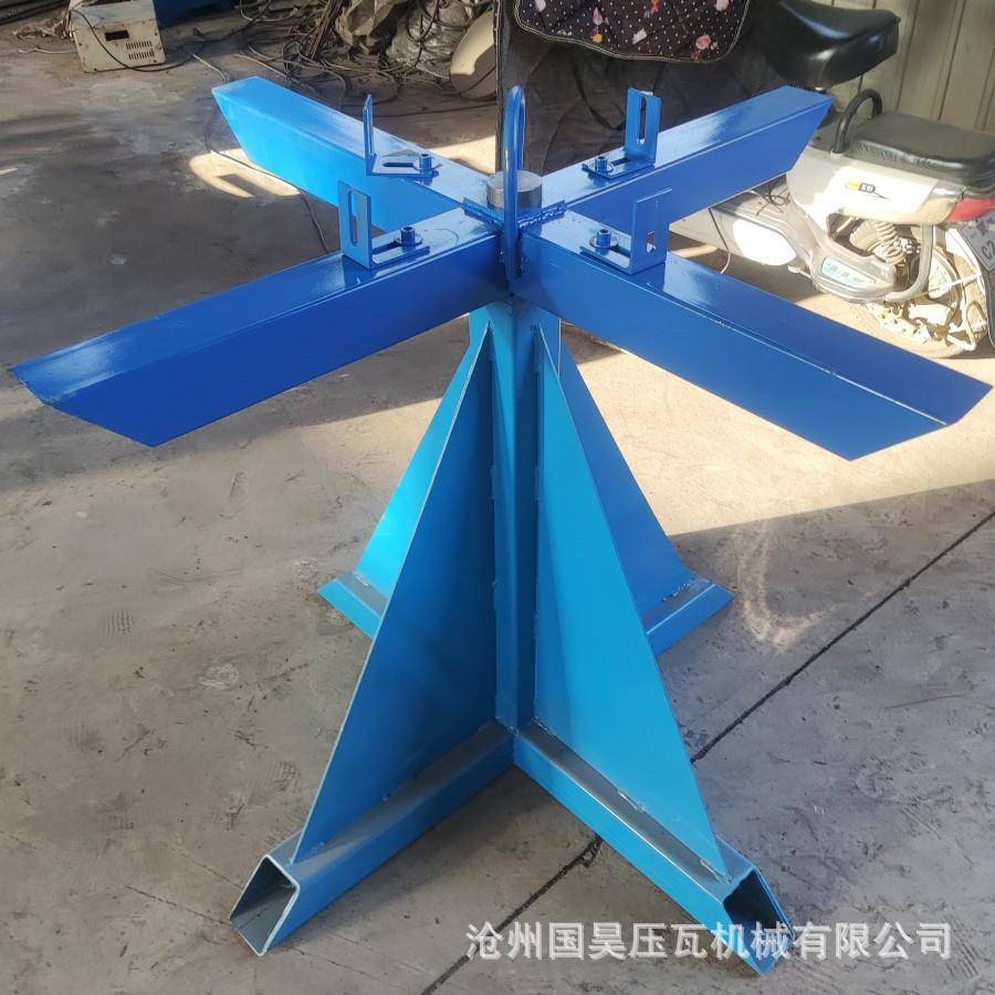彩钢卷落地式上料架钢带放料架C型钢支撑架放料架
