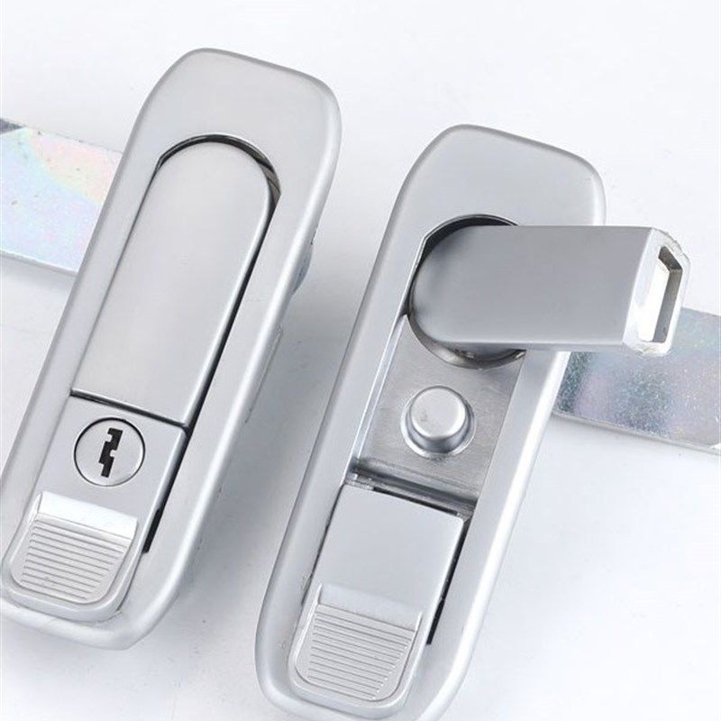 Ms7381盛久同柜锁配电箱锁电器C柜平锁电器柜箱V弹跳锁机械门锁