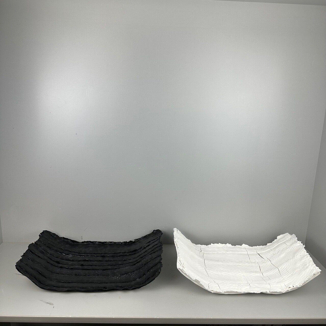 新中式现代简约手工陶瓷果盘摆件样板房售楼处餐桌客厅茶几饰品