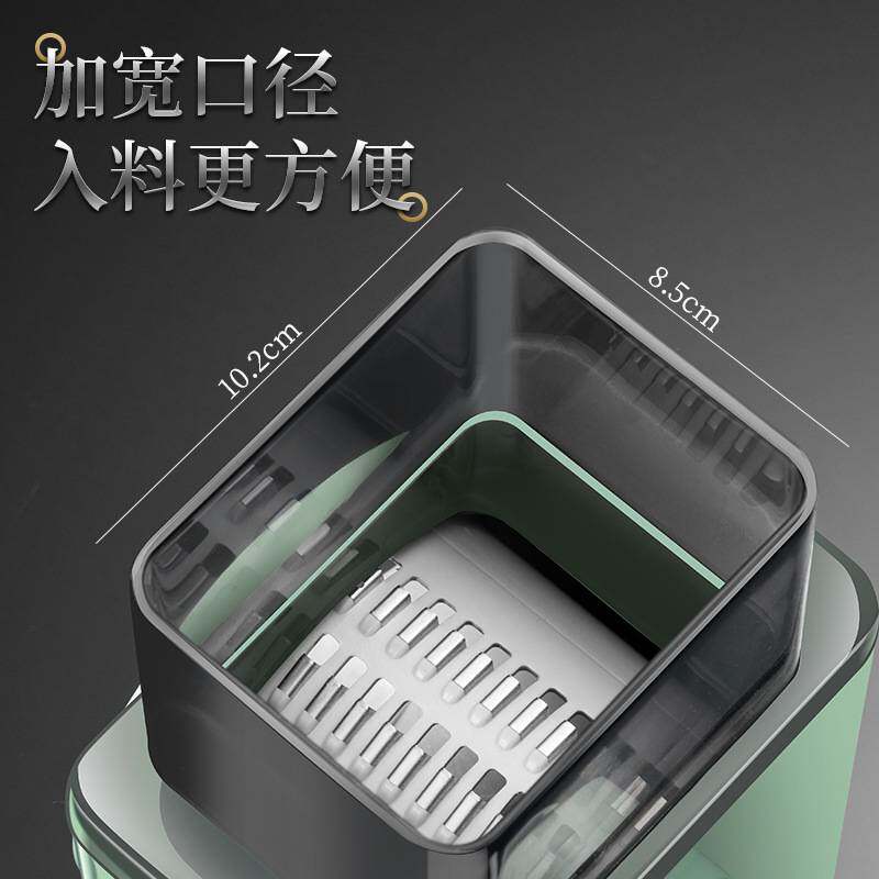 切菜器手摇切丝切片器大容量柠檬旋转刨丝捣碎器暴风滚筒切菜器