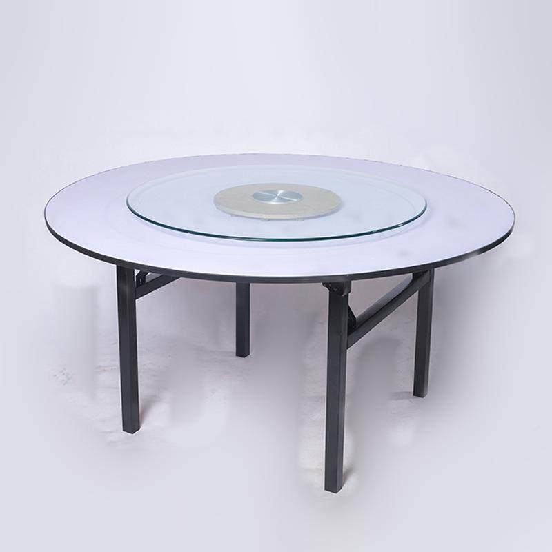 酒杺桭豪店餐桌2米10人5人20人6人家1电用动饭店商用餐厅3大圆桌1