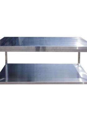 2ZQY01304带靠背背板双层不厨锈钢工作台操作台厨房工作房桌/打包