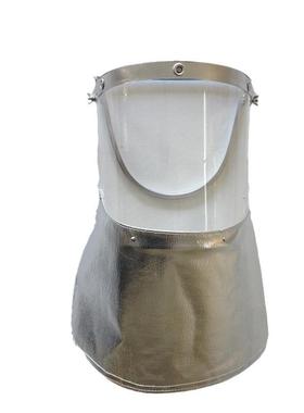 海上花护097P头耐TGU500度1防烫耐高温戴式隔热面罩配安全帽使用