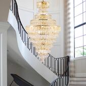 轻水晶吊灯客厅现代简622约大气主灯餐厅0酒店灯奢225灯新款 灯具