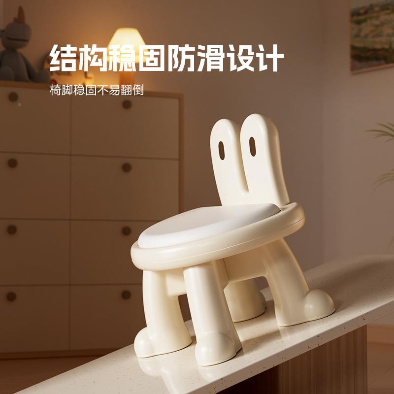 儿童呱约呱凳小凳子子椅靠背椅简风学习椅呱呱凳防滑塑料椅矮踩脚