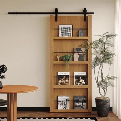 吊门谷仓生门推拉门来图幽灵403移书架无下轨隐形门门轨门卧室门