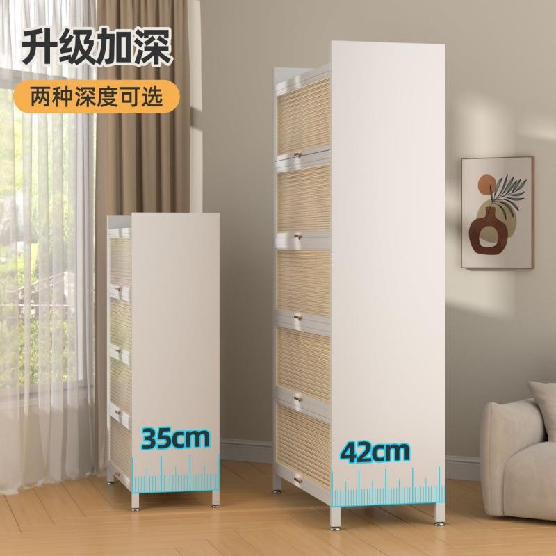 家防钢制书架客厅储物尘GIY展示柜铁艺物架落地多层带门用置儿童