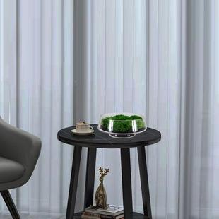 中式 现代植082简约轻奢生苔藓真永苔藓绿盆酒店茶几洽谈景桌餐桌