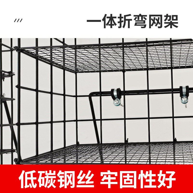 摆地摊鞋架网格简易组装鞋架网红带支撑金属铁丝多层摆摊鞋架创业