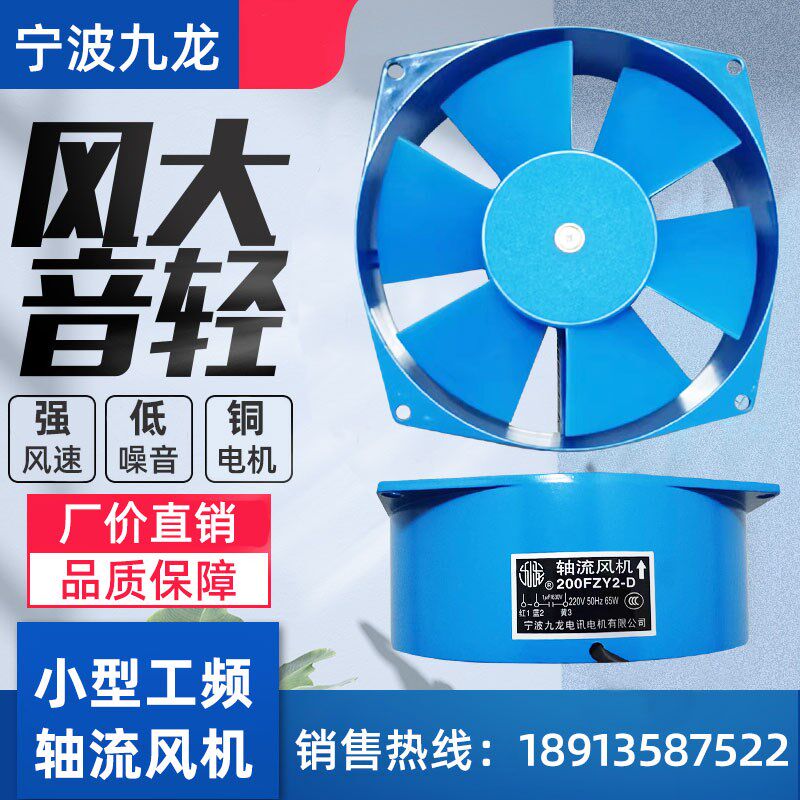 200FZY2-D轴流风机单相220V65W宁N波九龙电讯电机有限公司