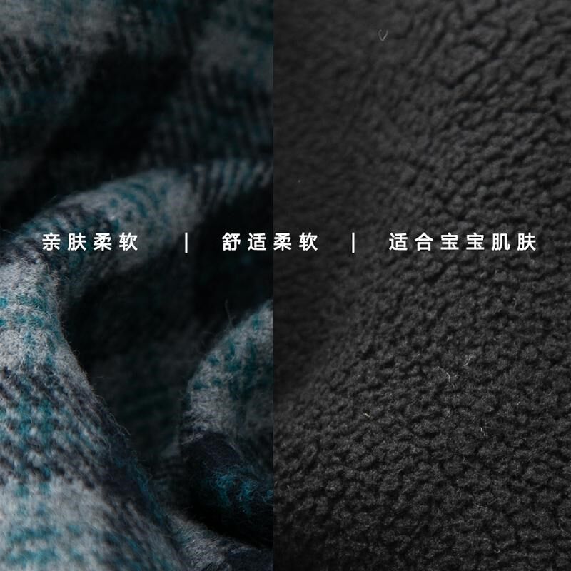 加绒加厚儿童衬衫男童长袖衬衣中小童冬季保暖衬衣奥利绒秋冬款潮