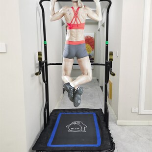 家用室内引体向上单杠p双杠多功能蹦蹦床墙体落地吊杠家庭健身器