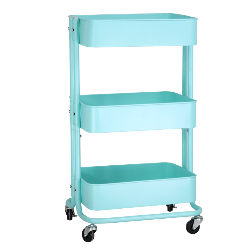 储物卧室小手推车可移动拉斯克浴室厨房置物车带轮收纳架家用花架