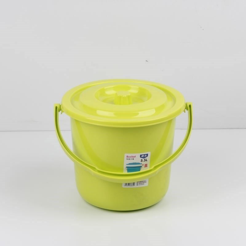 新款家用手提塑料小桶圆形洗衣桶有盖装胶水桶桶拖把桶小号加