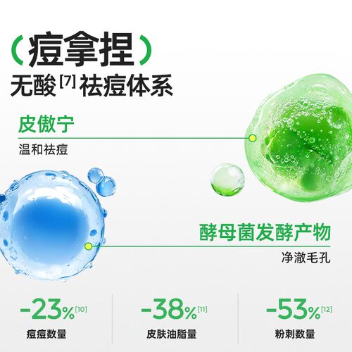 无由青少年祛痘水乳护肤品套装女孩男童青春期大童夏季护理洁面