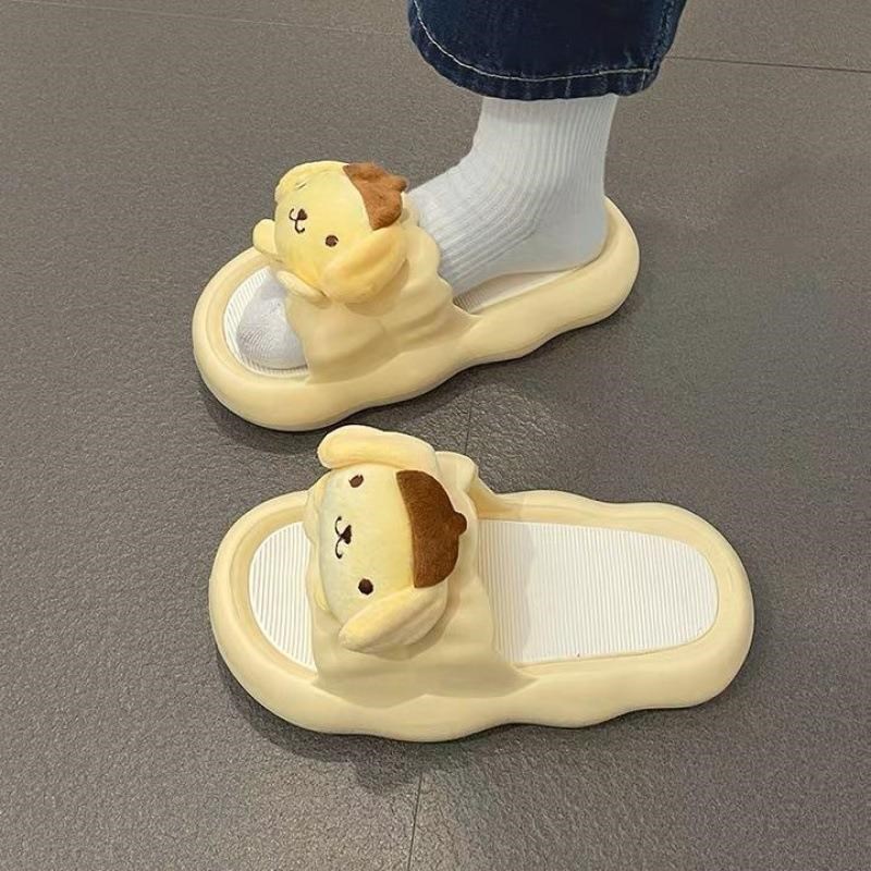 玉桂狗拖鞋可爱女学生宿舍防滑防臭厚底凉鞋踩屎感可外穿卡通凉拖