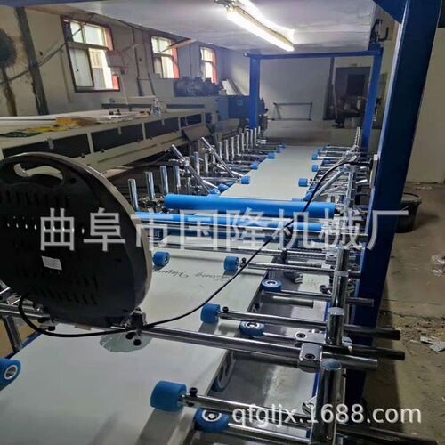 木饰面格栅电视背景墙包覆机 竹木纤维板PVC包覆机 自动修边