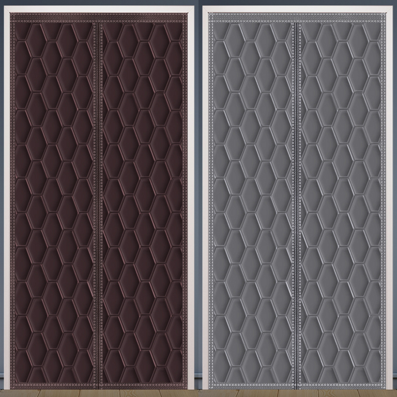 冬季加厚棉门帘家l用空调防寒挡风防冷气磁吸保暖保温隔断自吸隔