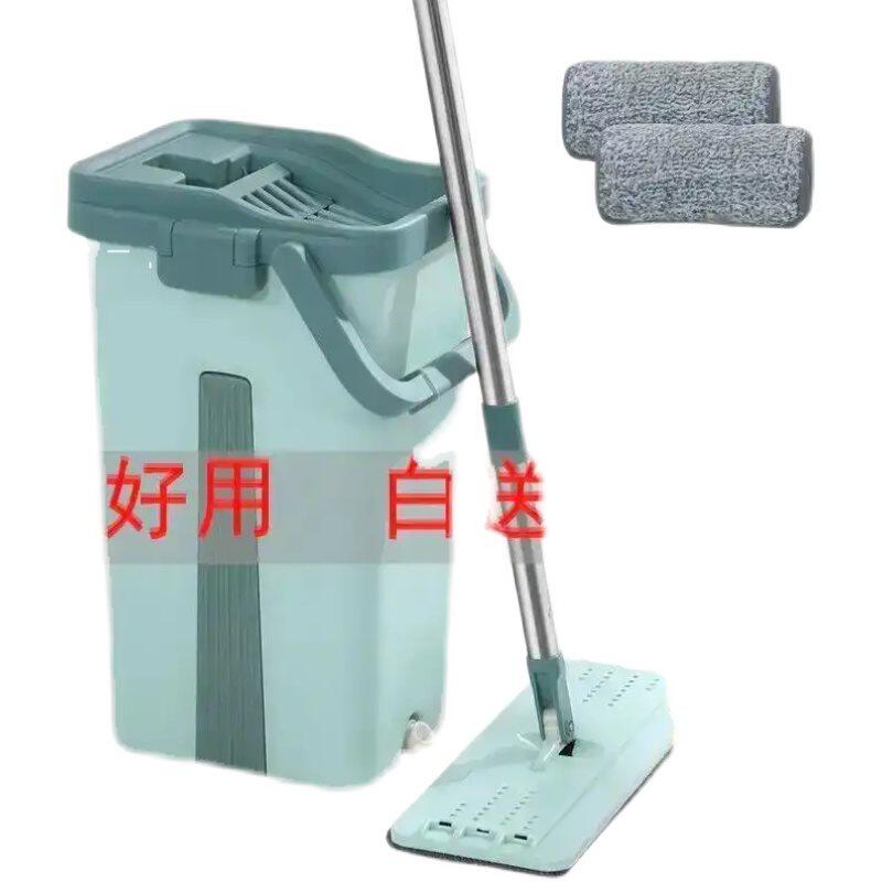 英享懒人免洗拖把吊顶墙面踢脚线打扫免弯腰旋转拖布桶干湿两用