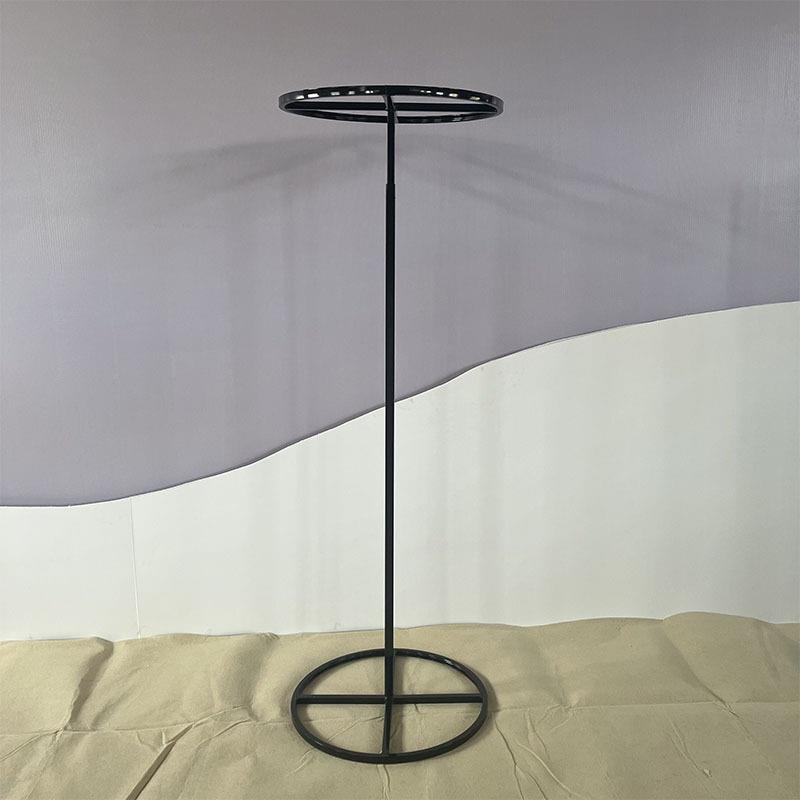 婚庆道具珠帘装饰立杆伸缩线帘圆环吊环架子圆形铁艺花环路引