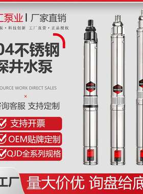 100QJ/QJD不锈钢深井泵巴西自吸泵跨境127v/110v外贸4SDM抽水泵