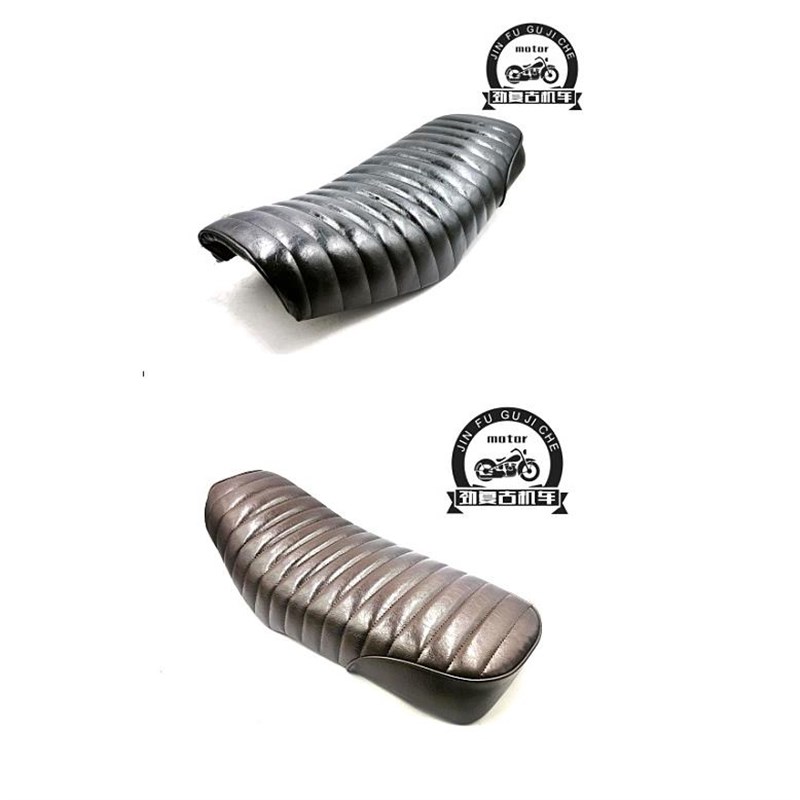 GN125摩托车复古座垫 高品质表皮坐垫 63cm原装长度手工车缝鞍座