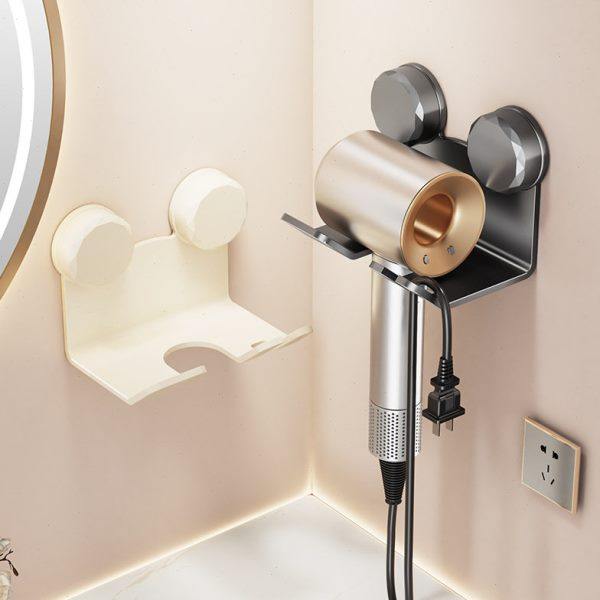 卫生间懒人吹风机支架吹筒置物架墙上免打孔壁挂式电吹风筒收纳架,收纳整理,吹风机防尘袋/罩/架,淘宝优惠券,粉丝福利购,淘宝优惠卷