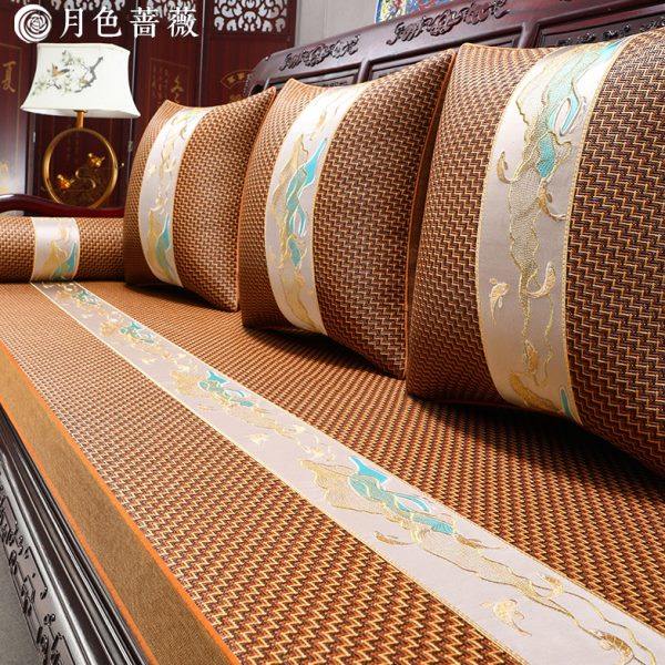 新中式红木沙发坐垫夏季夏天款藤席凉席沙发垫座垫罗汉床椅垫凉垫,居家布艺,沙发垫,淘宝优惠券,粉丝福利购,淘宝优惠卷