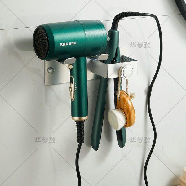 壁挂式吹风机置物架浴室吹风机支架直发器支架美发工具架风筒架子,家庭/个人清洁工具,吹风机置物架,淘宝优惠券,粉丝福利购,淘宝优惠卷