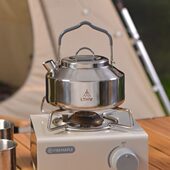 LTHW旅腾304户外烧水壶露营水壶卡式 炉专用泡茶壶不锈钢煮水壶