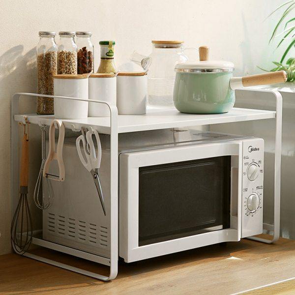 一隅一舍  厨房置物架微波炉架多层落地式家用储物放锅烤箱收纳架,收纳整理,阳台置物架,淘宝优惠券,粉丝福利购,淘宝优惠卷