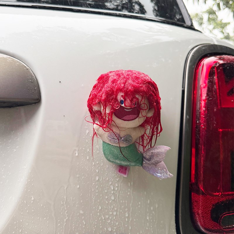 美人鱼丑萌挂件公仔玩p偶美炸了系列棉花娃娃有意思的礼物车尾装