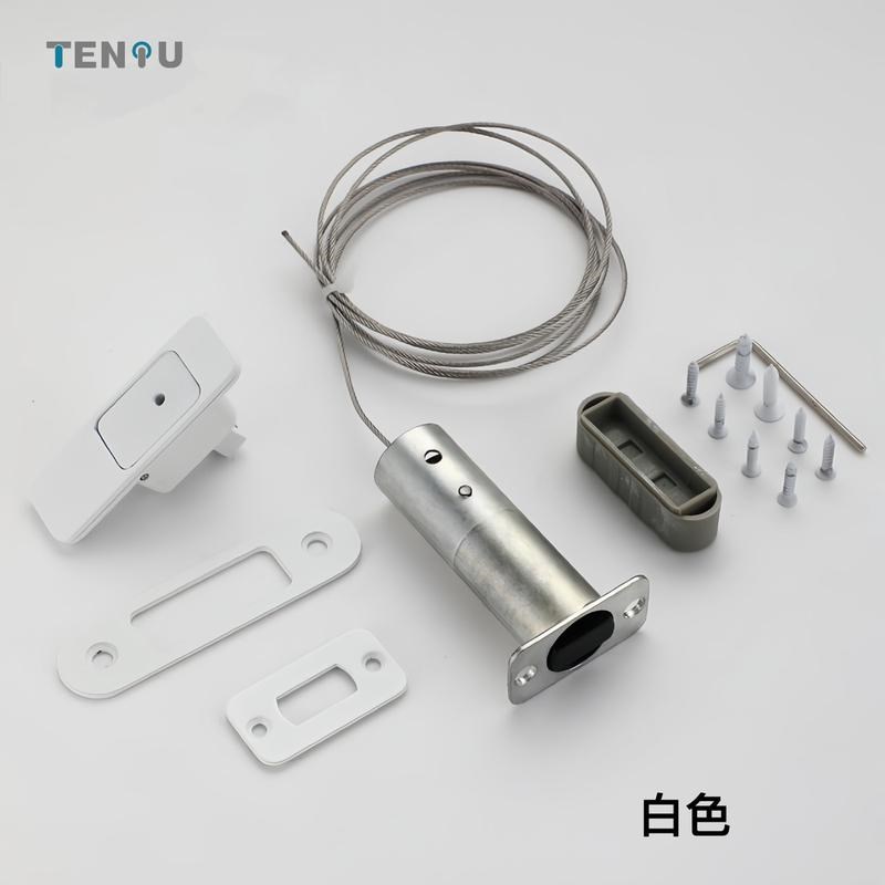 隐形双开门暗插销木门入户u门磁力子母门静音自动门栓折叠门插销