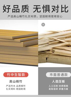 现代KZV简约床收头柜几小型奶儿童卧室家用楠油竹纳柜置物茶多功