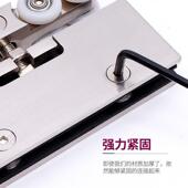 平移门吊轮精铸吊夹推璃玻门滑轮轨道浴室移344门轮无框玻拉璃配