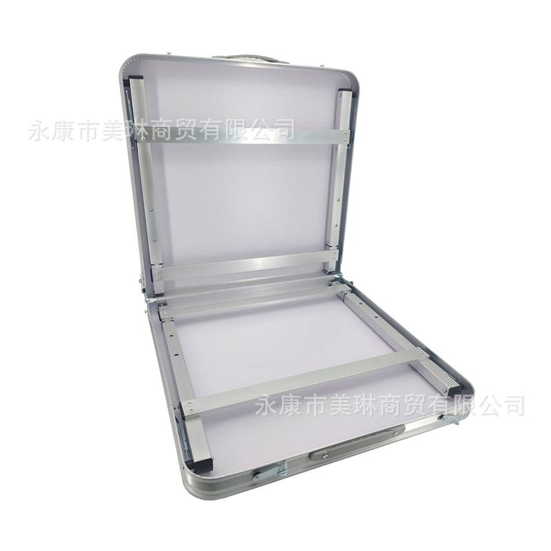 加强稳固款方管折叠桌户外折叠桌椅露营摆摊桌家用简易餐桌地推桌
