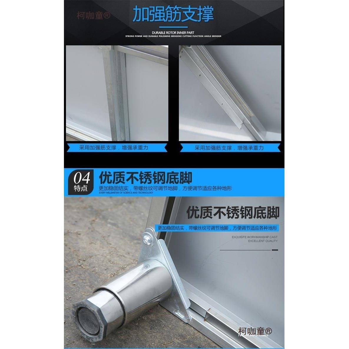 储物柜工作台厨房操台商用麦柜切菜台面案AIG板3桌04不作锈钢案太