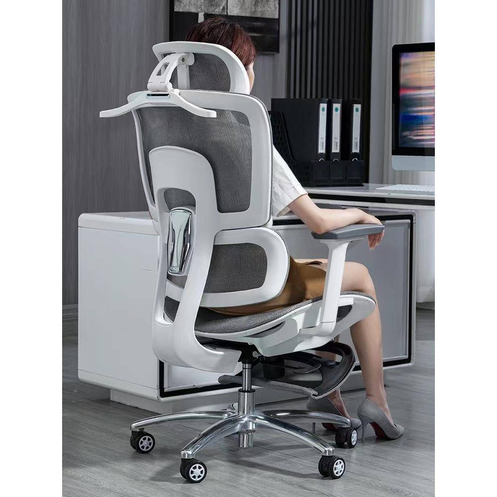 学人工体椅办公椅久坐电P-606脑家椅用职员椅午休可躺护腰电竞新