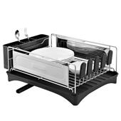 收不锈钢纳碗物架双层架厨房高颜a1911值家用碗碟盘子置架带沥水