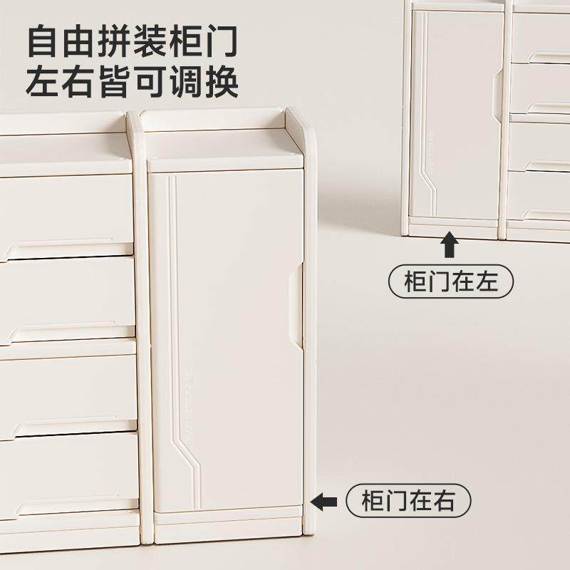 儿童理收储纳架落地家用婴儿用品养台收纳柜宝宝置喂物整944箱物