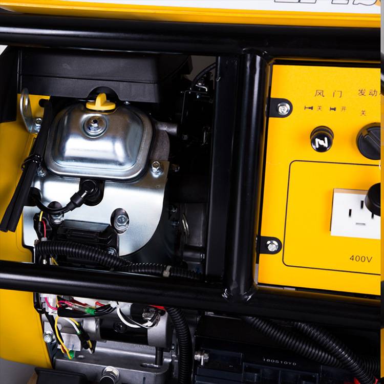 润通10kw双缸汽油发电机户外工地施工应急用电家用220v商用380v