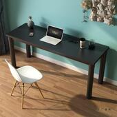 简公易双脑人电办桌长条窄桌学习桌写字台学生家用书桌一梳妆SPM