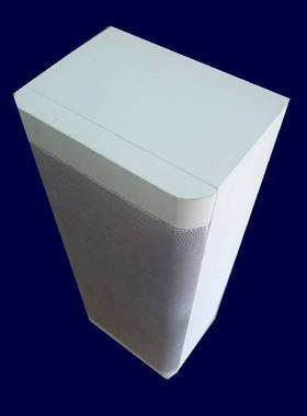 楚海鸿锋灰色室内木质定压定阻音柱木质音箱厂家直销木质扬声器