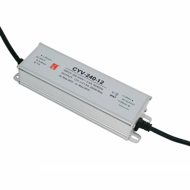 创联电源240W12V24V防水恒压源LED驱动户外景观洗墙灯带开关电源