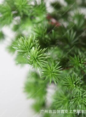 新款中仿YC076-5式仿真汉松盆栽罗客厅茶几桌迎面摆放真绿植盆栽