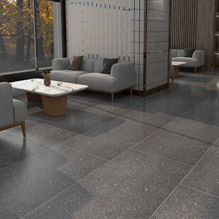 ?通体砂岩大板瓷砖600*1200灰色地砖阳台仿古砖磨砂面全瓷防滑地