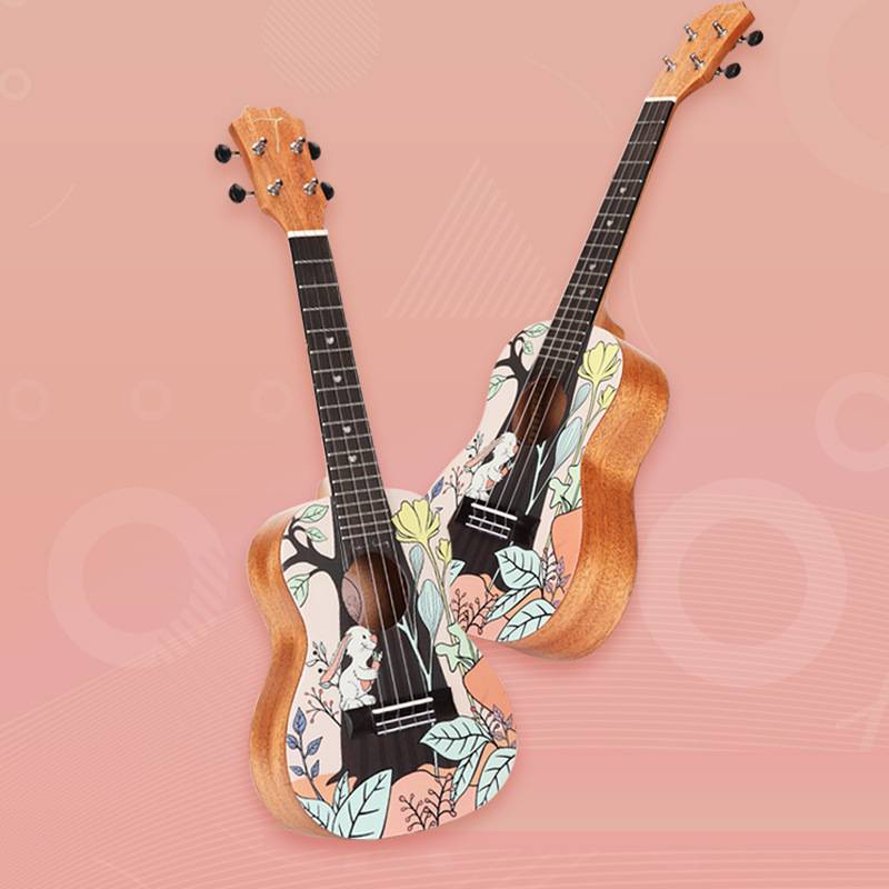 欧阳娜娜TOM尤克里里女生款初学者23寸小吉他可爱乌克丽丽ukulele