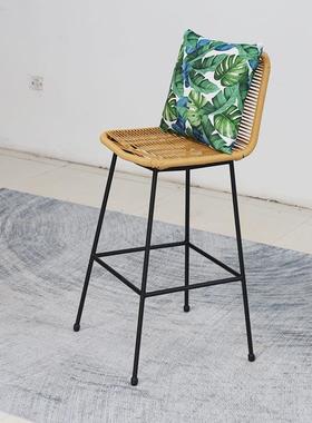 藤椅桌椅户外台酒吧桌客藤吧厅椅吧藤64362椅藤艺休闲阳桌椅台藤编