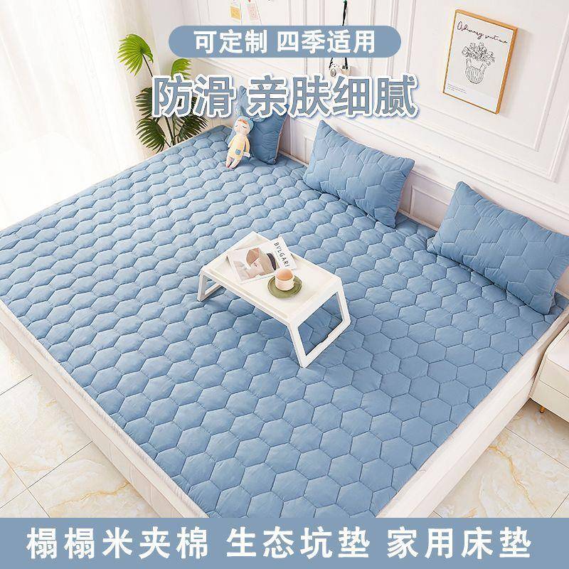 款榻榻米床垫子床褥子地pxx0032炕垫地柔软加厚叠防滑可铺新折可