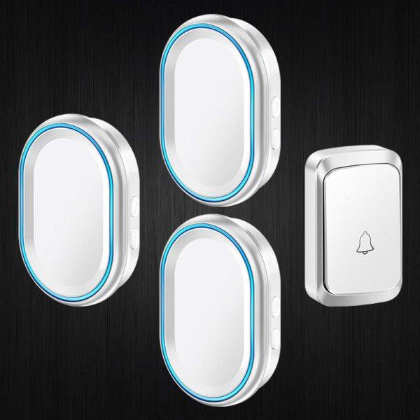 超远距离门铃无线家用易安装智能遥控电子防水门玲穿墙一拖三门钟,居家布艺,电话套,淘宝优惠券,粉丝福利购,淘宝优惠卷